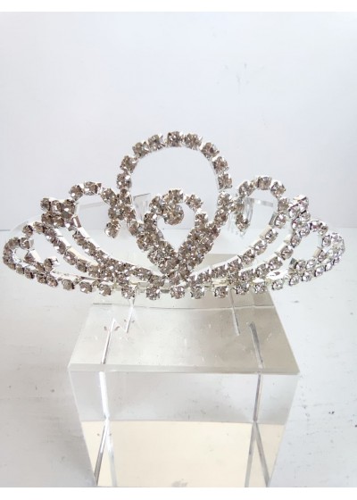 Абитуриентска тиара за коса белгийски кристали- Princess Mary